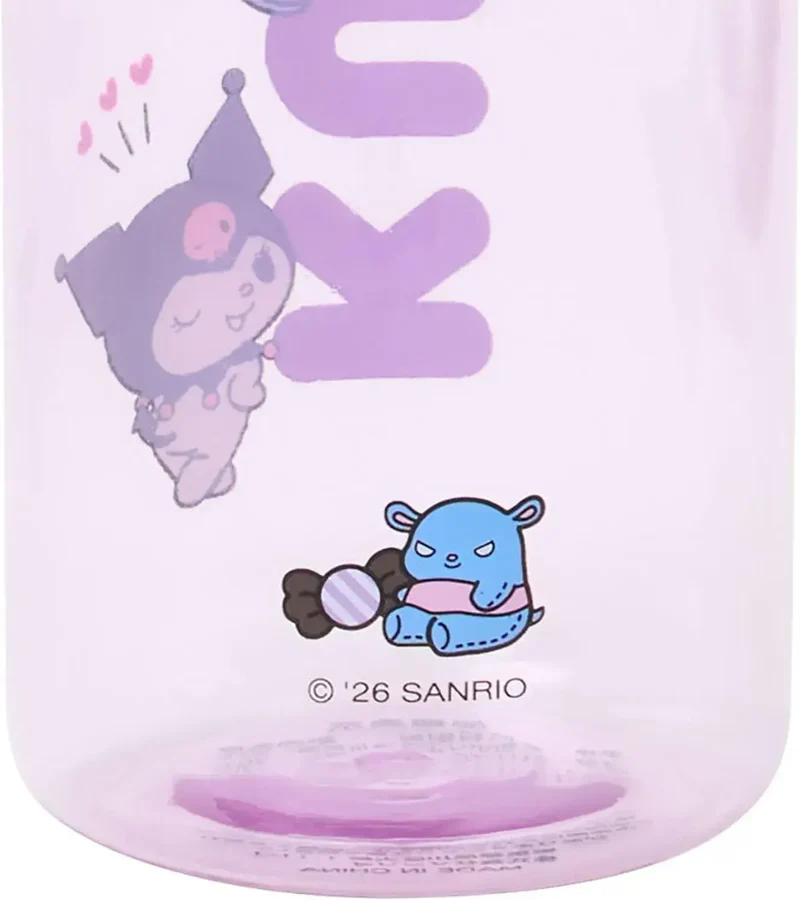 Sanrio Chromi Clear Water Bottle with Carrying Strap Cold Drinks