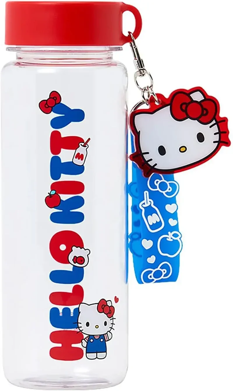 Sanrio Chromi Clear Water Bottle with Carrying Strap Cold Drinks