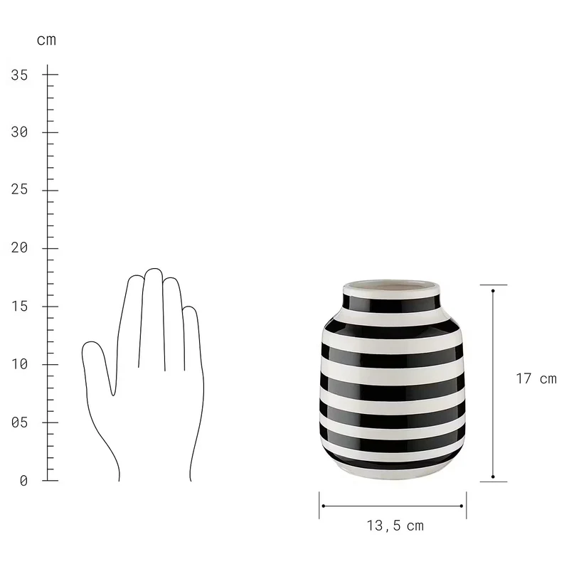 MALIKA Vase – Handgefertigte Keramikvase Mit Organischer Form
