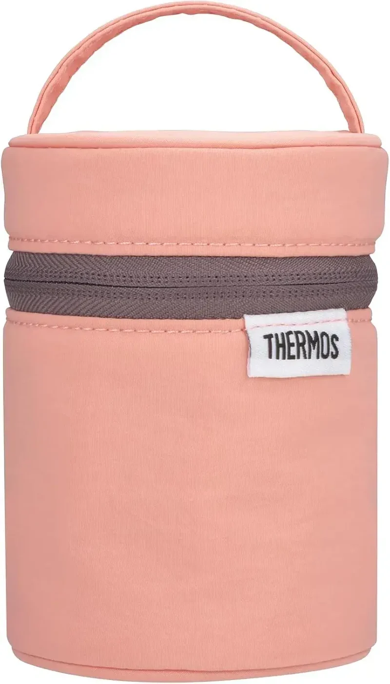 Thermos 200ml Insulated Soup Jar Bag Light Green Travel Food