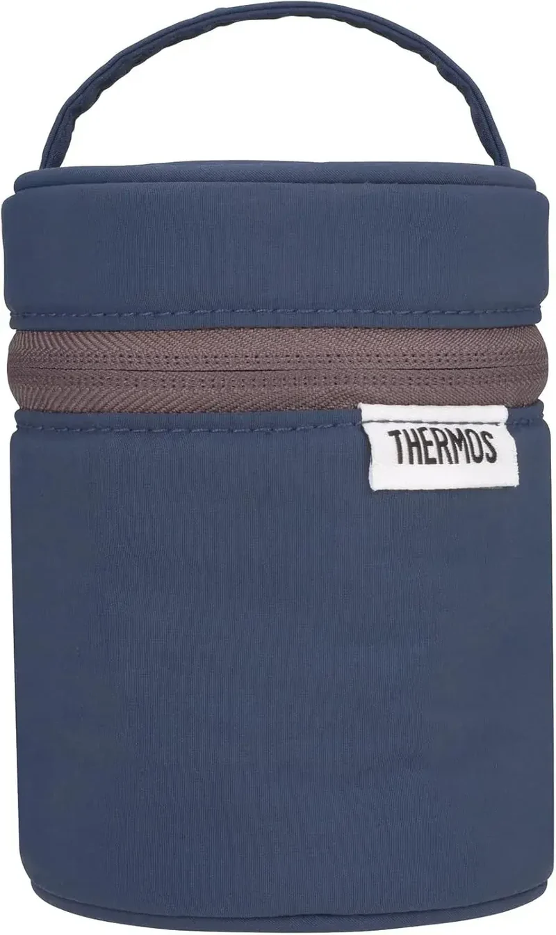 Thermos 200ml Insulated Soup Jar Bag Light Green Travel Food