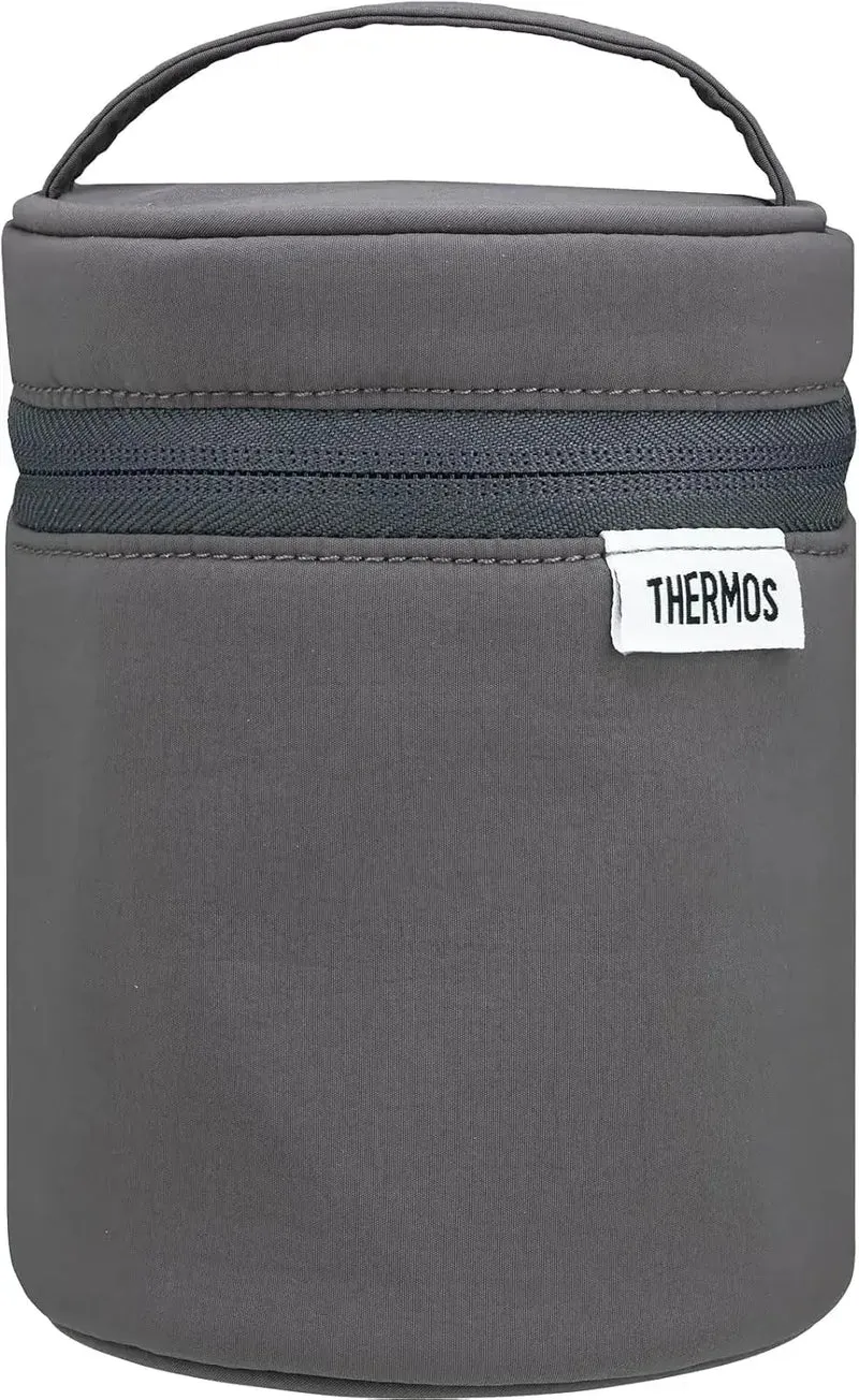 Thermos 200ml Insulated Soup Jar Bag Light Green Travel Food