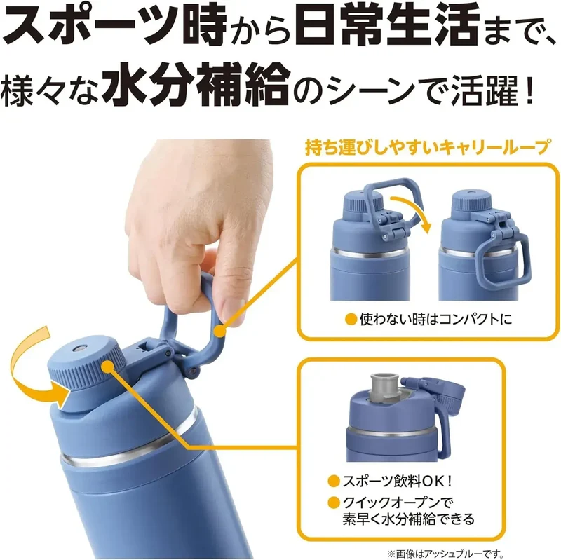 Thermos FJU-1000 Vacuum Insulated 1L Sport Flask Khaki