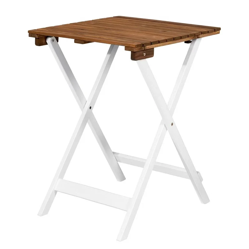 MORNING STAR 3-tlg. Gartenmöbel-Set – Klappbares Bistro-Set aus Akazienholz