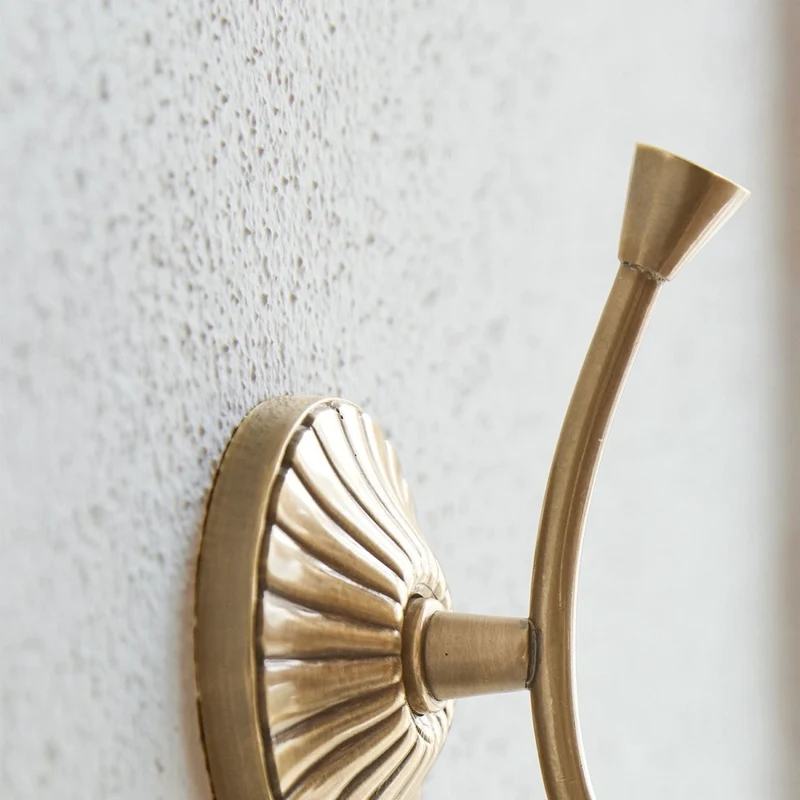 TERLING Wandhaken – Eleganter Messinghaken Mit Vintage-Charme