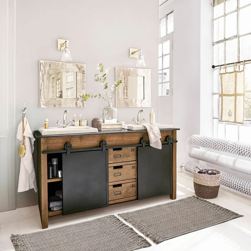 FAELWYN 2er-Set Badematten – Weicher Baumwollkomfort Im Boho-Stil