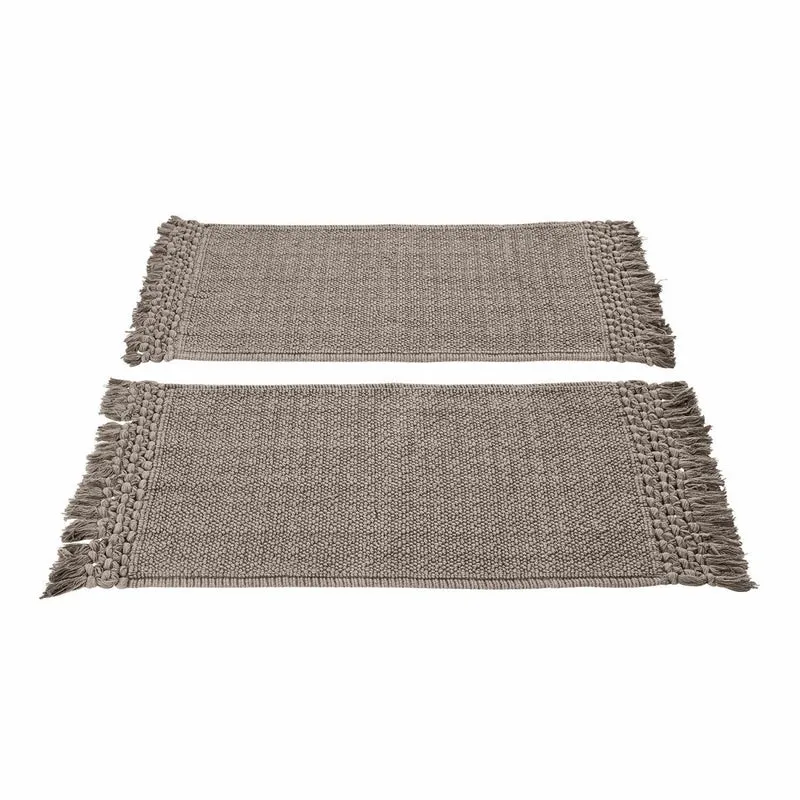 FAELWYN 2er-Set Badematten – Weicher Baumwollkomfort Im Boho-Stil
