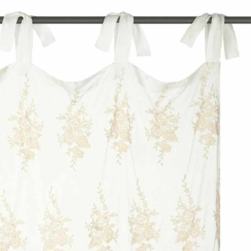 VELARION Scheibengardine – Eleganter Vintage-Kurzvorhang mit romantischem Charme
