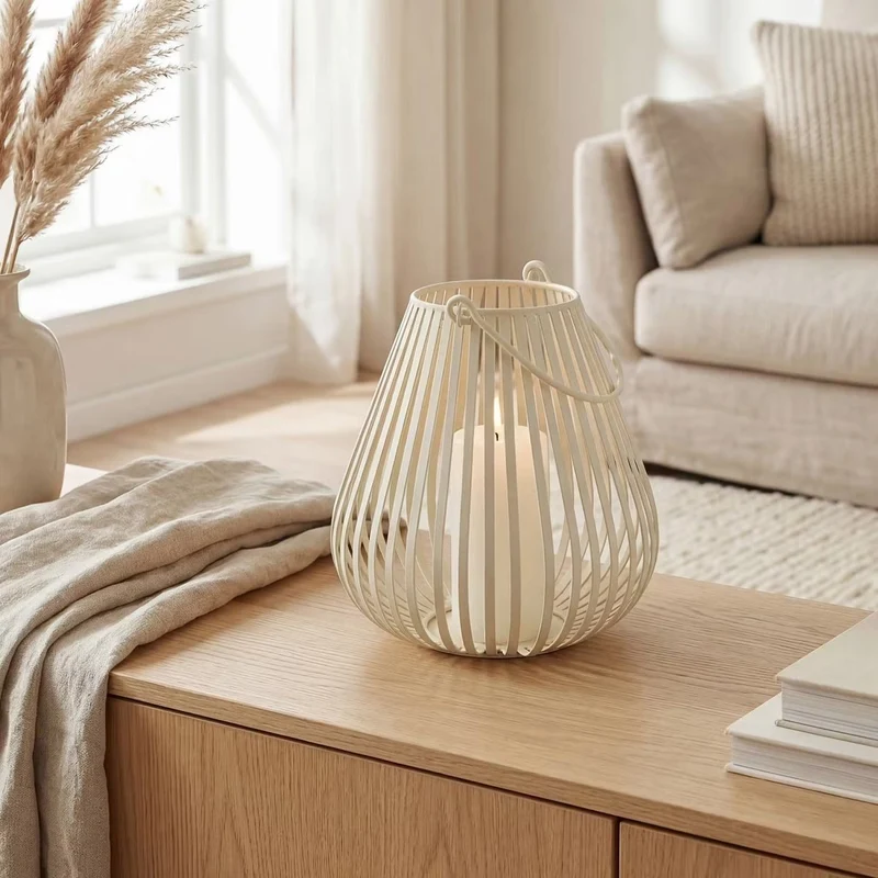 QUIETUDE Laterne – Minimalistische Kerzenlaterne für modernes Wohnen