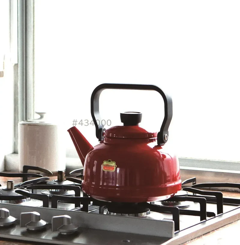 Fuji Horo Solid Kitchen Kettle, Durable Enamel Hot Water Pot 1.5L