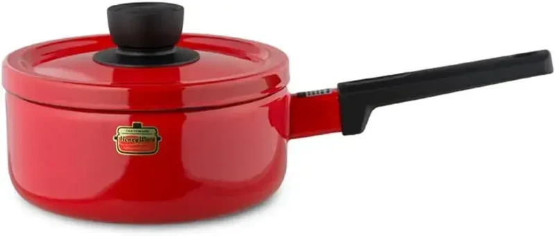Fuji Horo Solid Kitchen Kettle, Durable Enamel Hot Water Pot 1.5L
