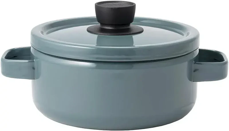 Fuji Horo Solid Kitchen Kettle, Durable Enamel Hot Water Pot 1.5L