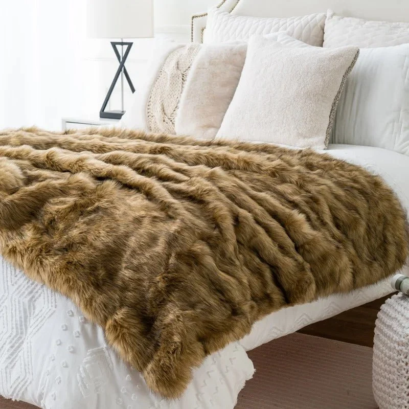 COZYLUXE – Elegante Fleece-Decke Für Gemütliche Nächte & Stilvolles Wohnen (135×200 cm)