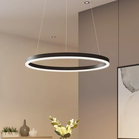 ALBIONA LED Pendelleuchte – Moderner Ring-Kronleuchter mit integrierter LED-Beleuchtung