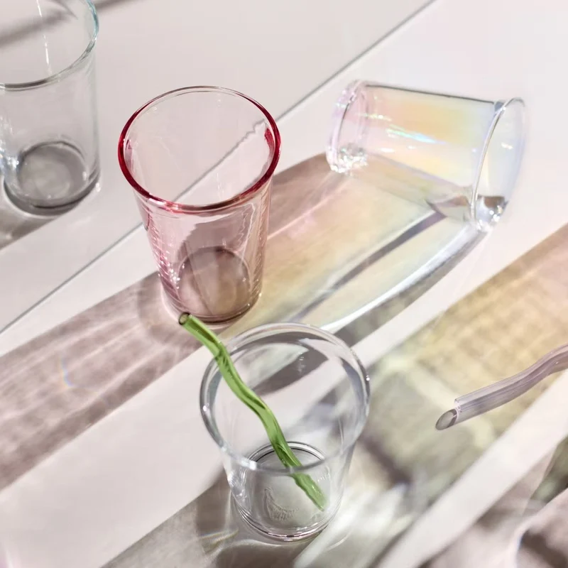 GALET Drinking Glass Set of 6 – Elegant Shimmer Glassware for Stylish Everyday Dining