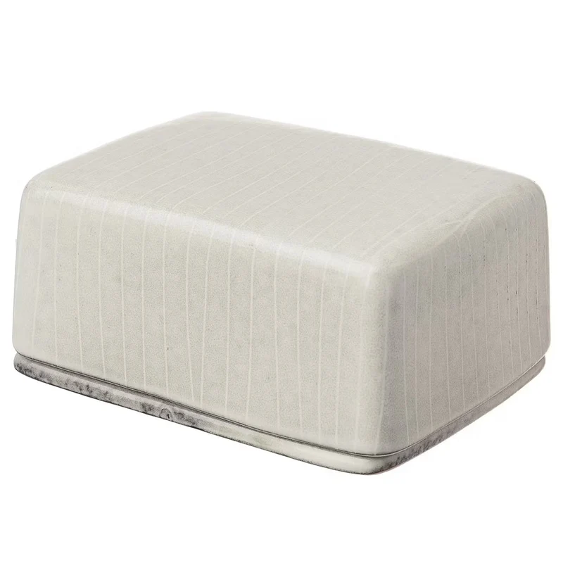 HENLEY Butterdose – Rustikale Butterdose aus Steingut mit reaktiver Glasur