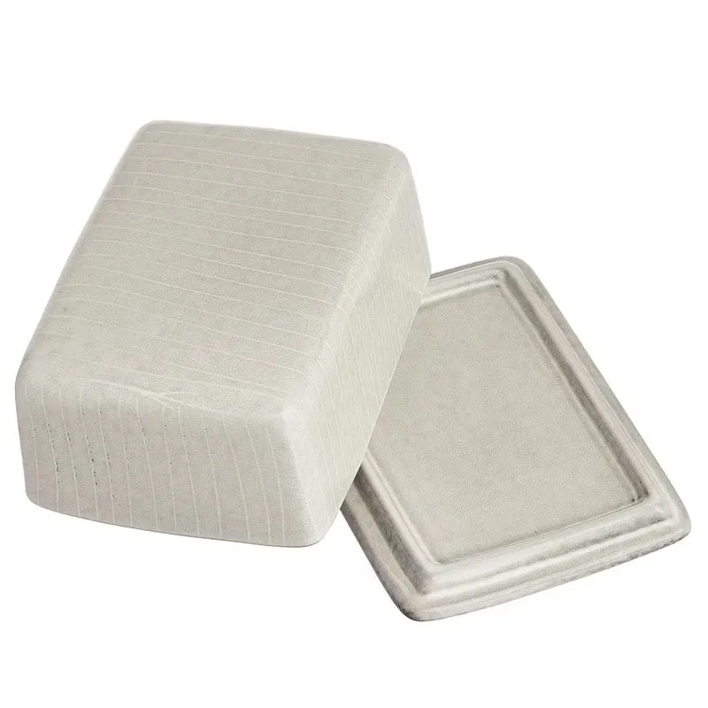 HENLEY Butterdose – Rustikale Butterdose aus Steingut mit reaktiver Glasur
