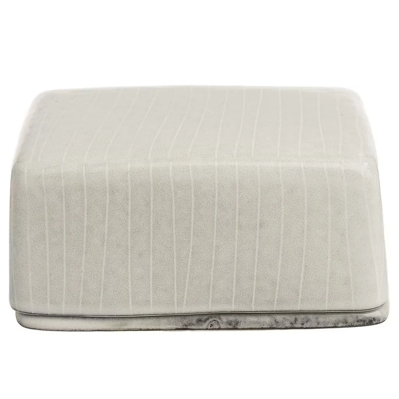 HENLEY Butterdose – Rustikale Butterdose aus Steingut mit reaktiver Glasur
