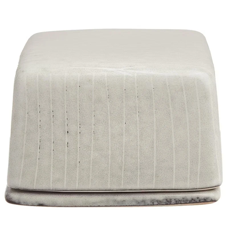 HENLEY Butterdose – Rustikale Butterdose aus Steingut mit reaktiver Glasur