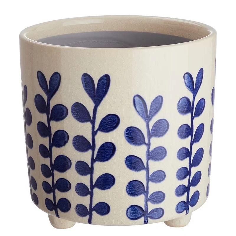 NEW DELFT Blumentopf – Steinzeug-Pflanzgefäß Mit Delfter Design
