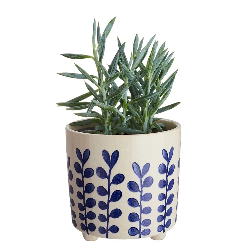 NEW DELFT Blumentopf – Steinzeug-Pflanzgefäß Mit Delfter Design