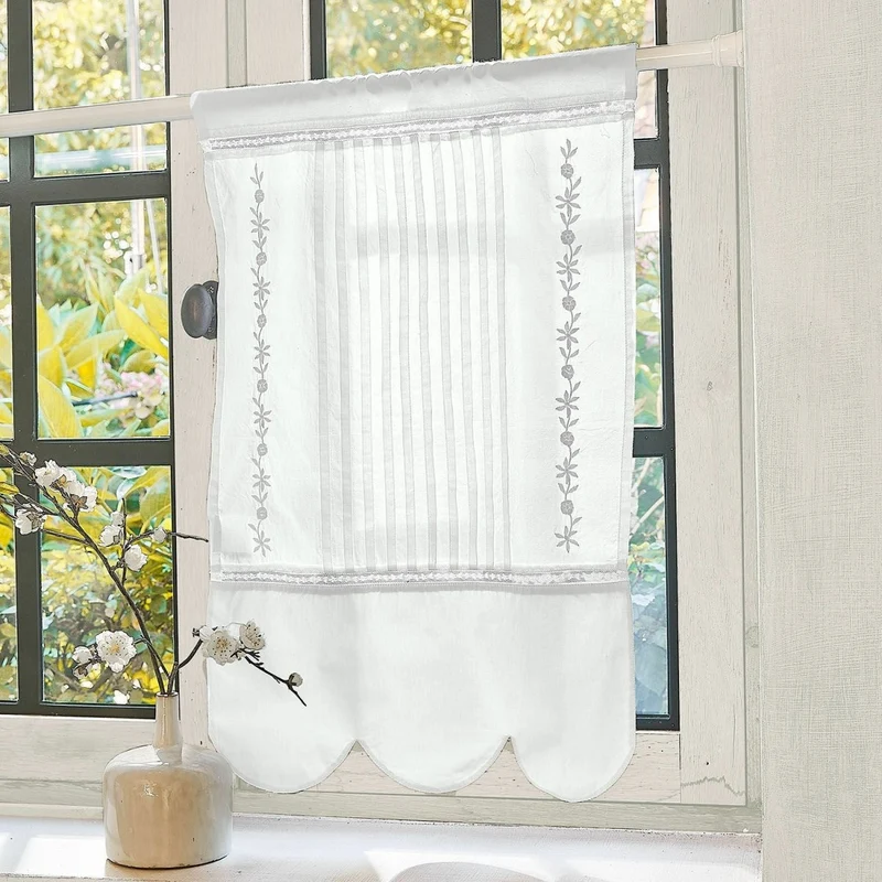 WISTELLE Café-Gardine – Spitzen-Gardine Im Vintage-Stil