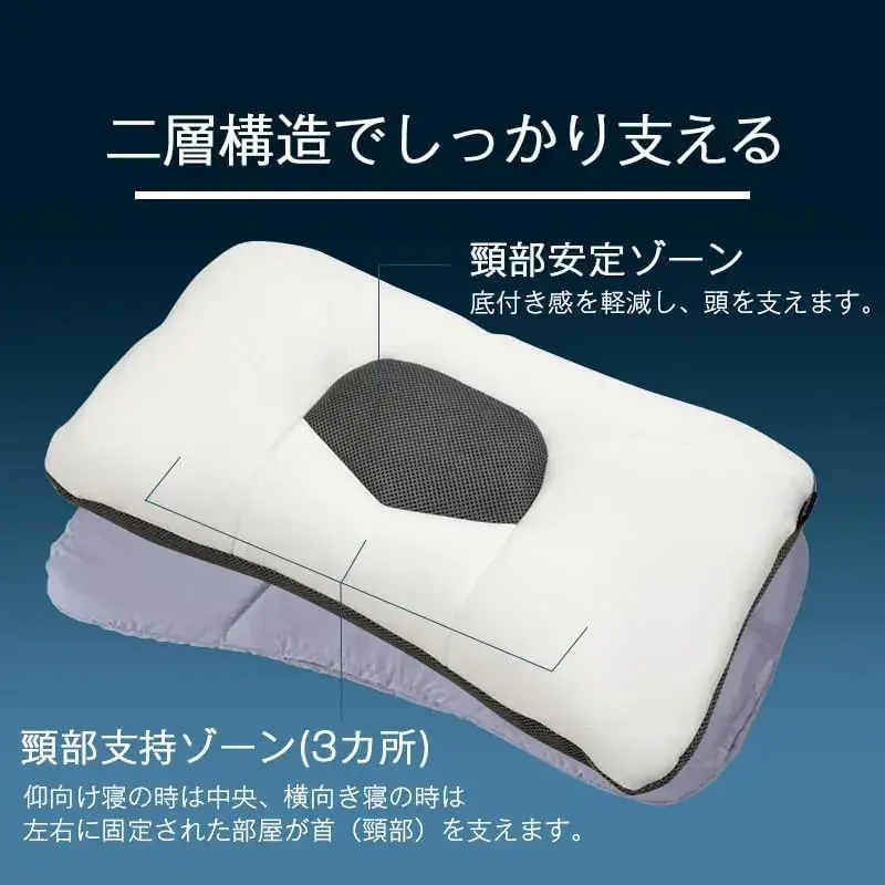 K-Biyori Premium Model Adjustable Washable Neck Support Pillow