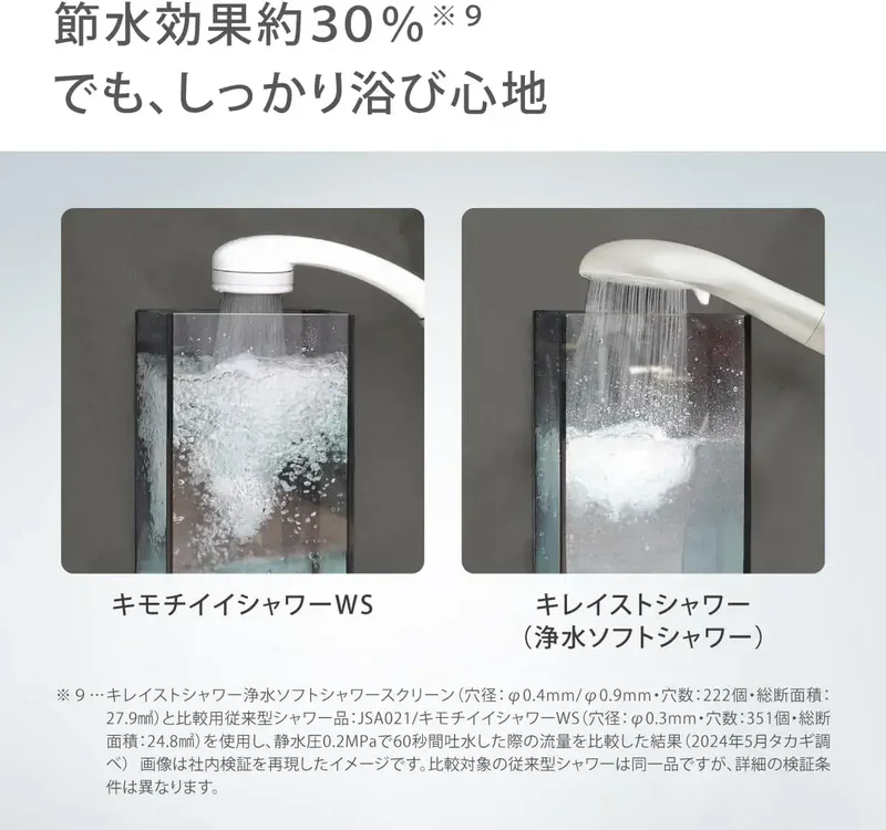 Takagi Ultra Fine Bubble Shower Head for Purified Water & Chlorine