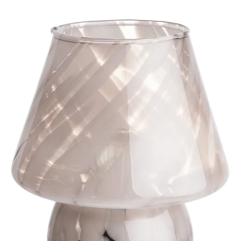 MISS MARBLE LED-Leuchte – Künstlerische Glastischlampe Mit Marmoriertem Farbeffekt