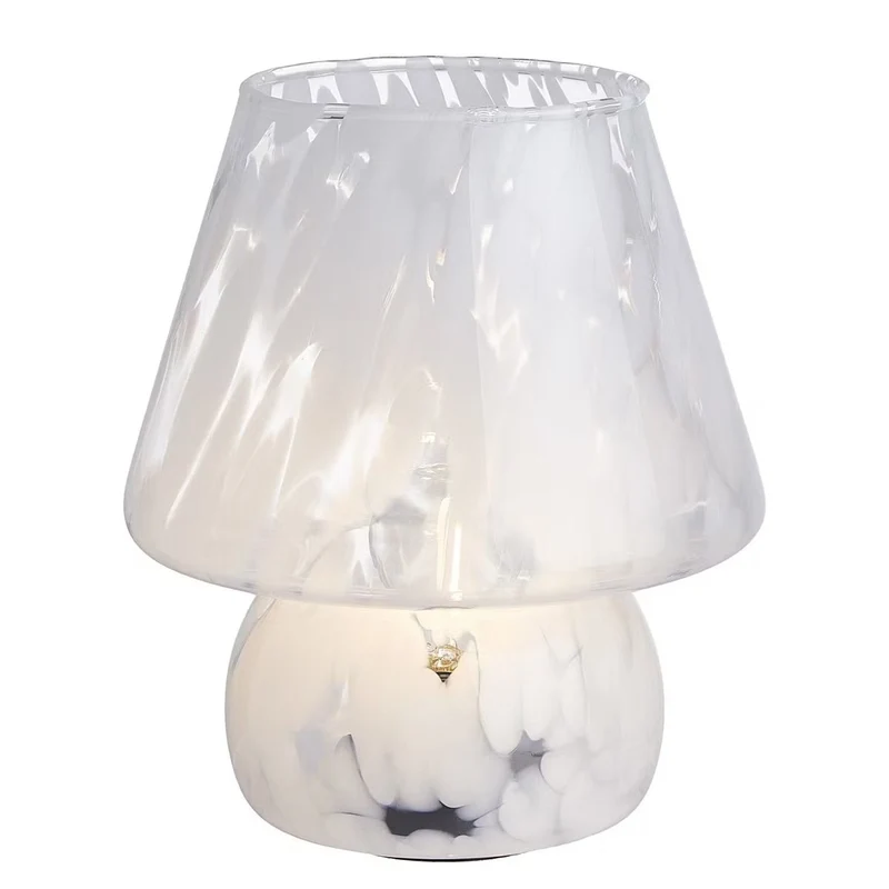 MISS MARBLE LED-Leuchte – Künstlerische Glastischlampe Mit Marmoriertem Farbeffekt