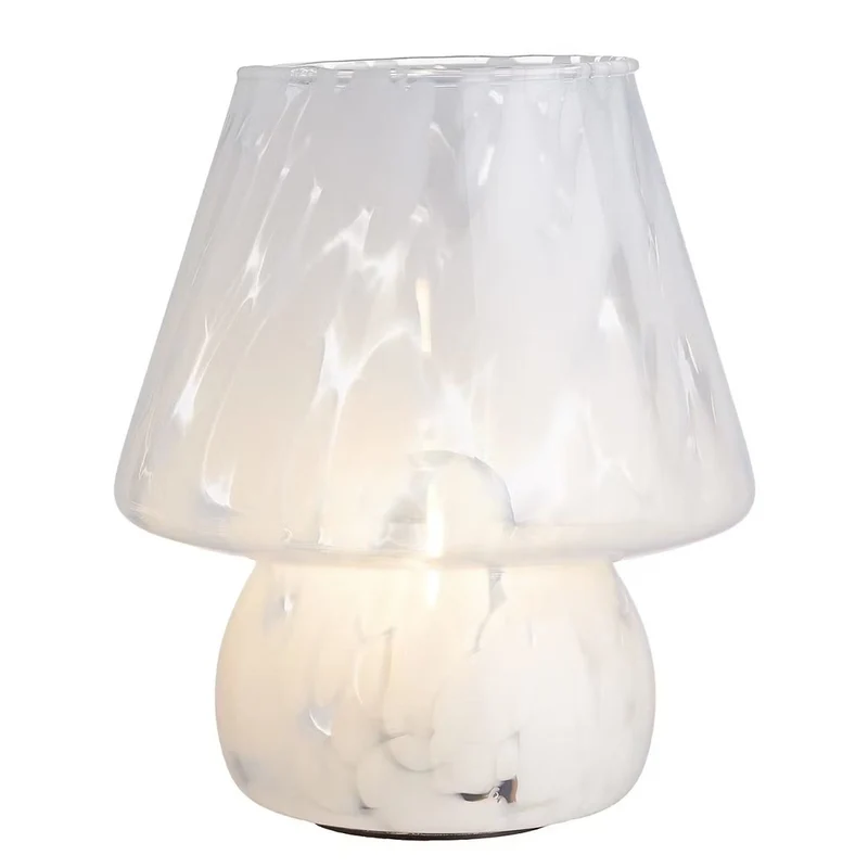 MISS MARBLE LED-Leuchte – Künstlerische Glastischlampe Mit Marmoriertem Farbeffekt