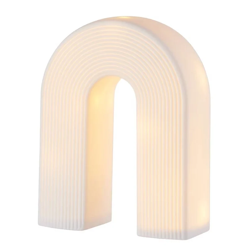RAINBOW LED-Tischleuchte – Dekorative Porzellan-Leuchte In Regenbogenform