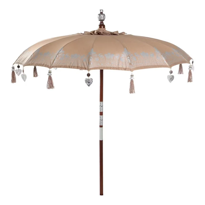 ORIENTAL LOUNGE Sonnenschirm – Handgefertigter Boho-Sonnenschirm Mit Exotischem Design