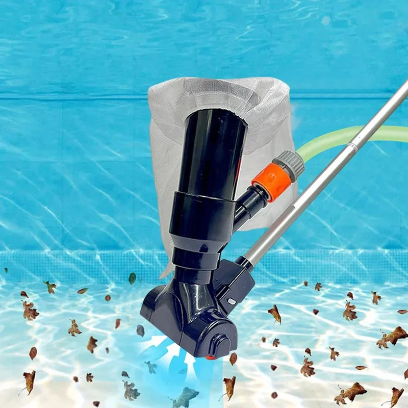 Poolreiniger Set – Manuelle Reinigungsdüse mit Skimmernetz für Gründliche Poolreinigung