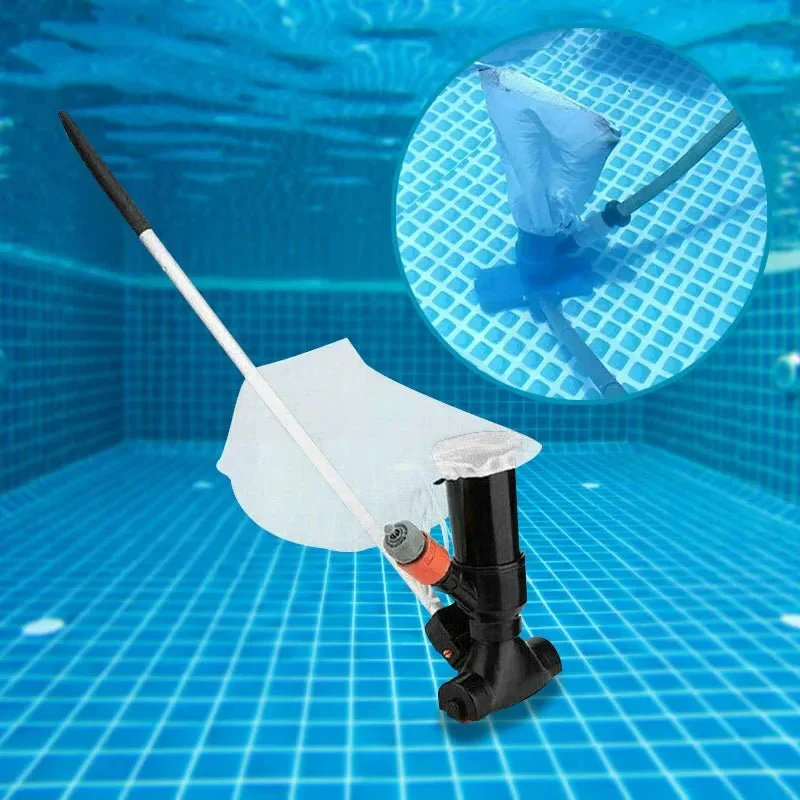 Poolreiniger Set – Manuelle Reinigungsdüse mit Skimmernetz für Gründliche Poolreinigung