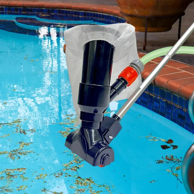 Poolreiniger Set – Manuelle Reinigungsdüse mit Skimmernetz für Gründliche Poolreinigung