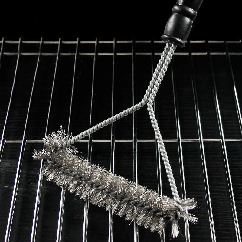 Grillbürste – Edelstahl Reinigungsbürste mit Stabilem Griff für BBQ und Grillroste
