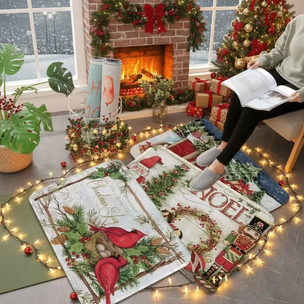 STARSTEP – Rutschfeste Weihnachts-Fußmatte Für Saubere, Festliche Eingänge