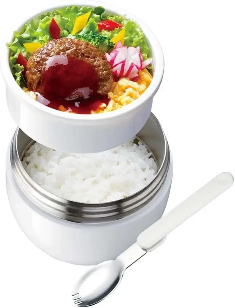Skater Antibacterial Insulated Round Lunch Jar, 540ml Capacity