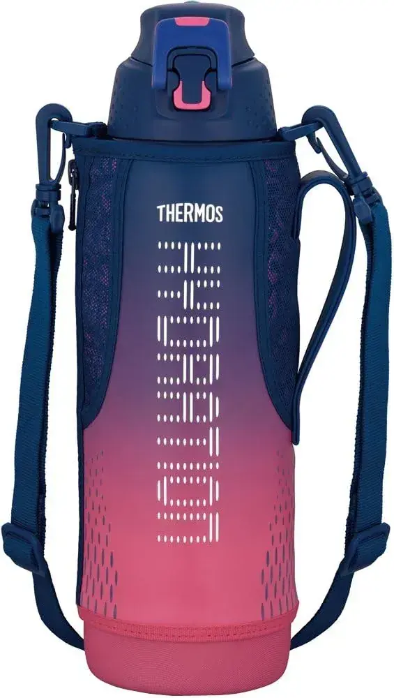Thermos Vacuum Insulated One-Touch Sports Drink Bottle 1.0L