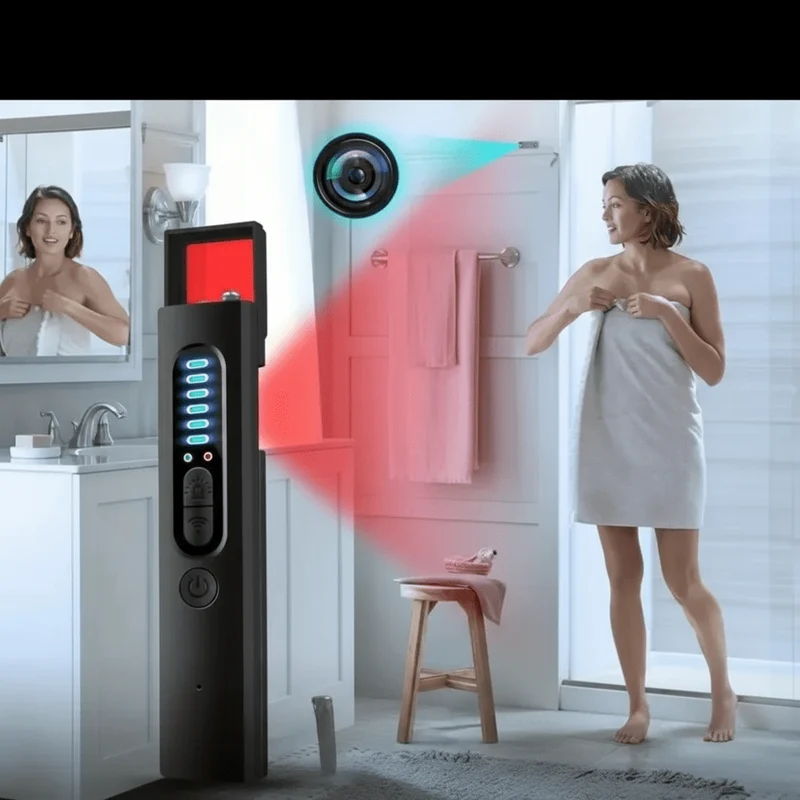 TRACEHUNTER – 4-In-1 Gegen-Überwachungsdetektor Mit 25-Std.-Akku & 6-Stufiger Empfindlichkeit
