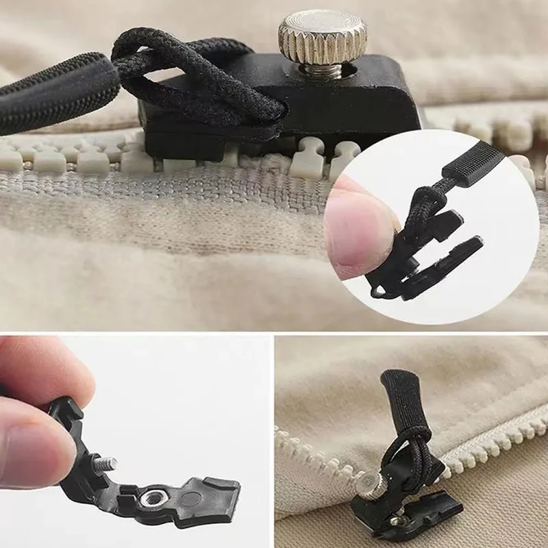 FASTZIP – Universal-Reißverschluss-Reparaturset (4er-Pack) Für Schnelle, Näh-Freie Reparaturen