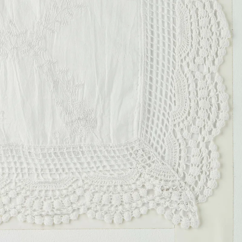 VALEK Tischdecke – Elegante Tischdecke aus Leinen-Baumwoll-Mix mit dekorativen Streifen