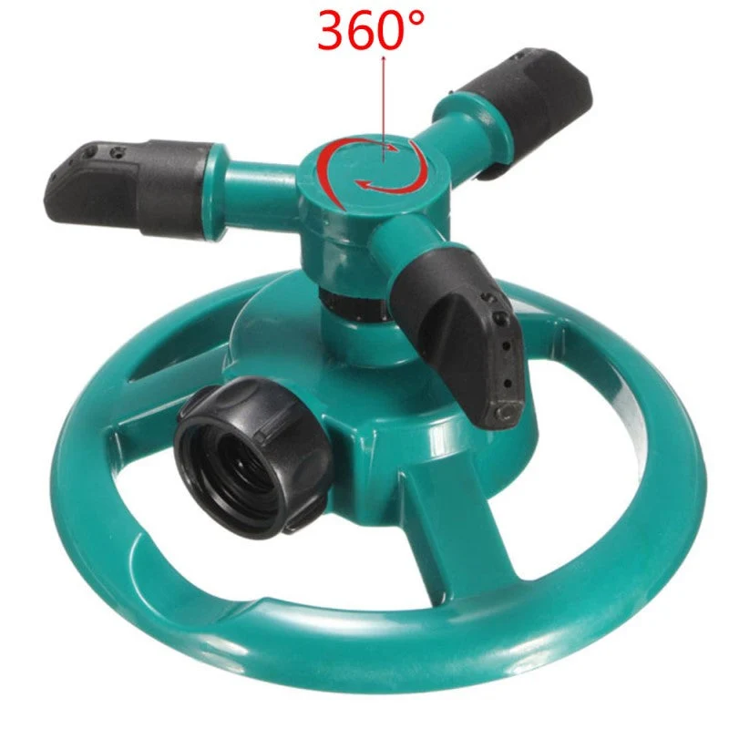 360° Rasensprenger – Rotierender Gartensprenger für Gleichmäßige Bewässerung