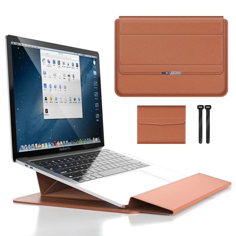 Faltbare Laptopständer Hülle – 2-in-1 Laptophalter mit Schutzhülle & Standfunktion