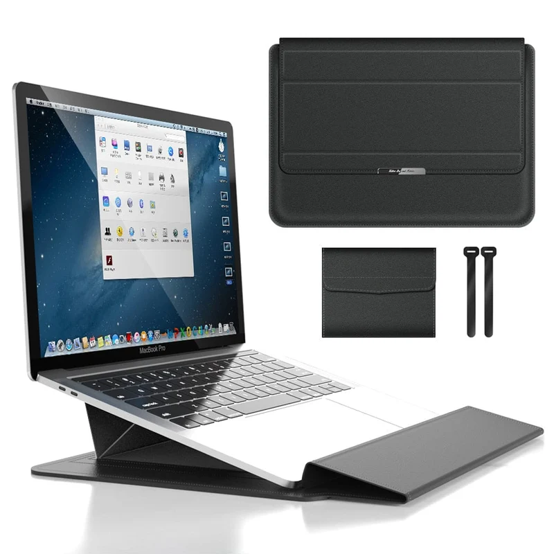 Faltbare Laptopständer Hülle – 2-in-1 Laptophalter mit Schutzhülle & Standfunktion