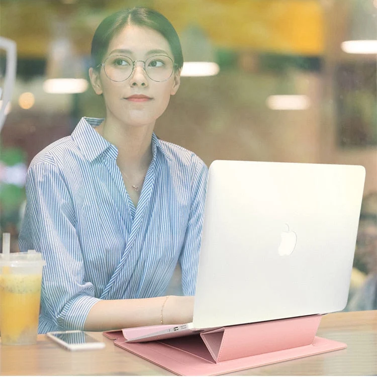 Faltbare Laptopständer Hülle – 2-in-1 Laptophalter mit Schutzhülle & Standfunktion