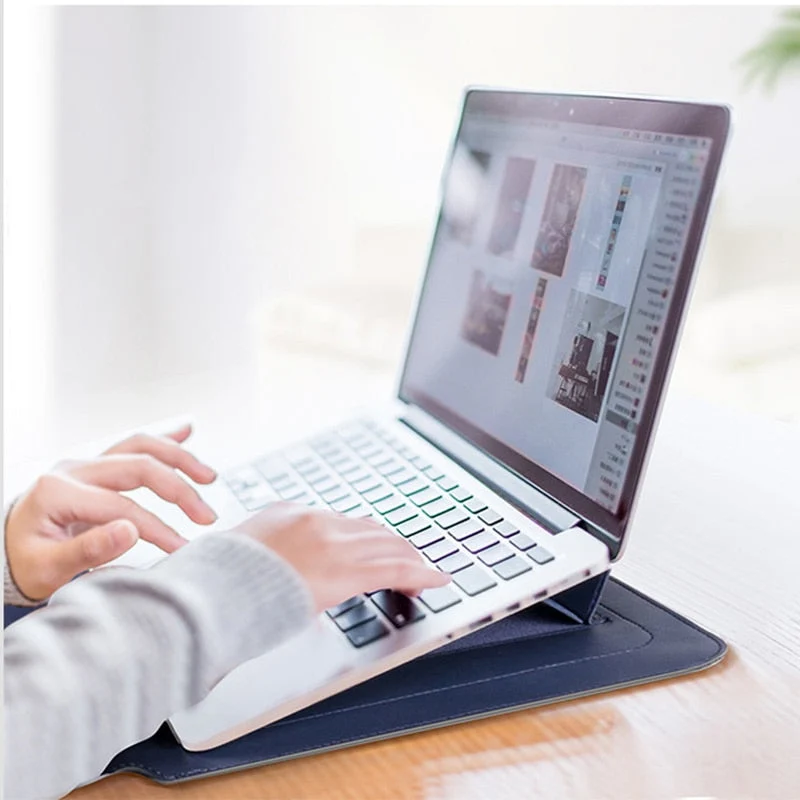 Faltbare Laptopständer Hülle – 2-in-1 Laptophalter mit Schutzhülle & Standfunktion
