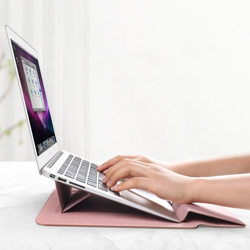 Faltbare Laptopständer Hülle – 2-in-1 Laptophalter mit Schutzhülle & Standfunktion