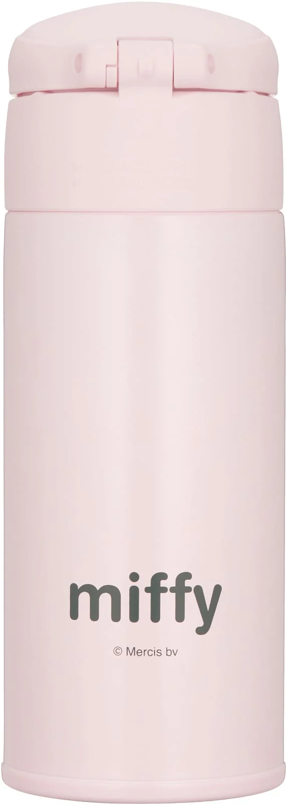 Thermos 350ml Stainless Steel Water Bottle Miffy Design Light Pink